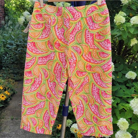 NWT Talbots Watermelon Capri size 8P - Picture 3 of 13